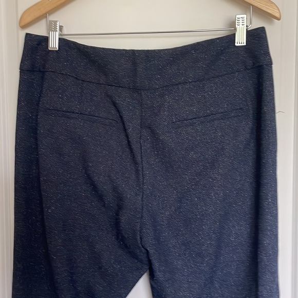 Ann Taylor Women’s Flat Front Trouser Pants Blue 10 - Picture 5 of 7